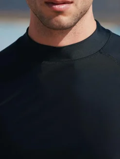 New Next Black Active Long Sleeve Rash Vest