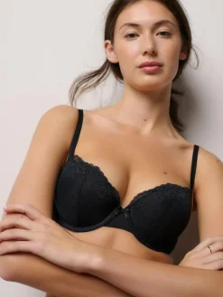 Clearance Next A-DD Push Up Padded Balcony Bra Black