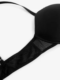 Online Next A-DD Push-Up Triple Boost Plunge Bra Black