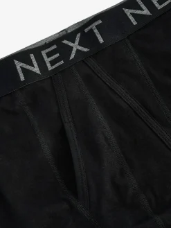 Next Black A-Front Boxers 10 Pack^ Underwear|Underwear