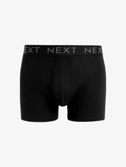 Next Black A-Front Cotton Rich Boxers 15 Pack^ Underwear|Underwear