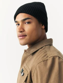 New Next Black Beanie Hat
