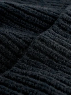 New Next Black Beanie Hat