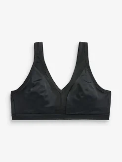 Outlet Next B-H Total Support Non Wire Ultimate Comfort Bra Black