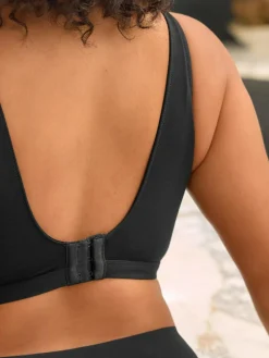 Next B-H Total Support Ultimate Comfort Supersoft Non Pad Non Wire Bra Black