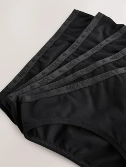 New Next Bikini Briefs 5 Pack (5-16yrs) Black