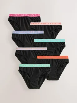 Next Bikini Briefs 7 Pack (5-16yrs) Black