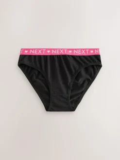 Next Bikini Briefs 7 Pack (5-16yrs) Black