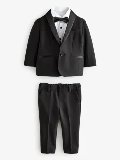 Next Blazer, Shirt, Trousers And Bow Tie Set (3mths-9yrs)^BOY Occasionwear|Sets & Co-Ords