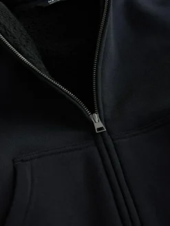 Next Borg Fleece Zip Through Hoodie (3-16yrs)^BOY Sweatshirts & Hoodies