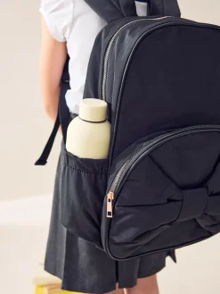 Next Black Bow Backpack^ Bags