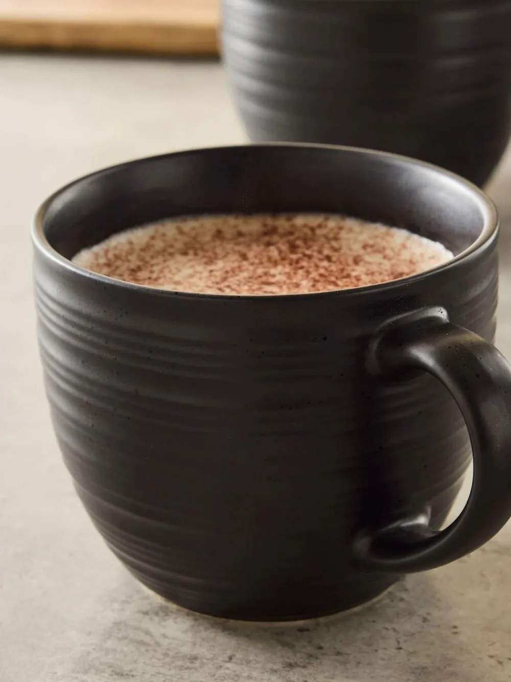 Outlet Next Black Bronx Set of 4 Cappuccino Mugs