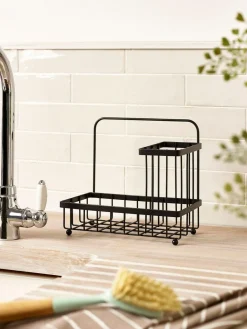 Next Black Bronx Sinktop Organiser Caddy^ Storage & Organisation