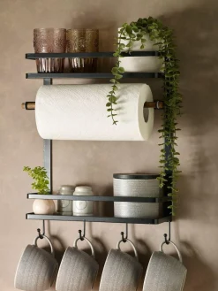 Next Black Bronx Wall Storage^ Storage & Organisation