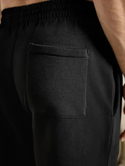 Next Black Brushback Heavyweight Open Joggers^ Loungewear|Nightwear