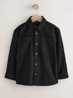 Sale Next Brushed Overshirt (3-16yrs) Black