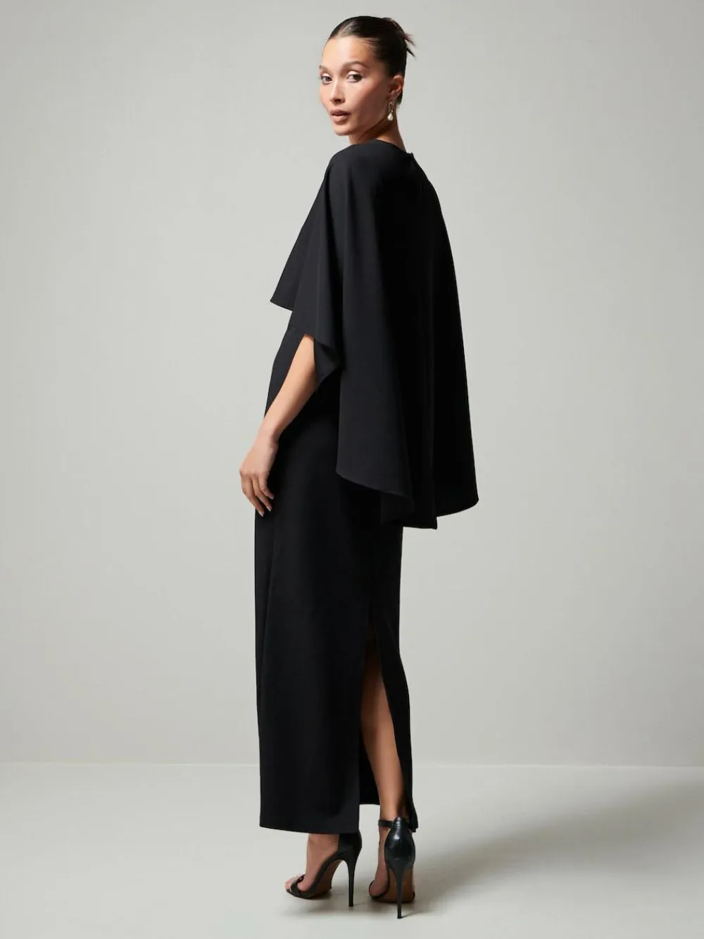 Sale Next Black Cape Maxi Dress