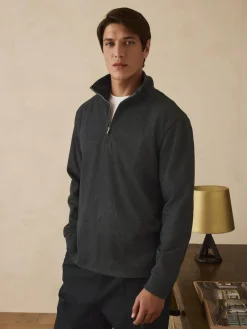 Next Long Sleeve Quarter Zip Jumper^ Knitwear|Knitwear