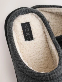 Next Check Mule Slippers^ Slippers|Slippers