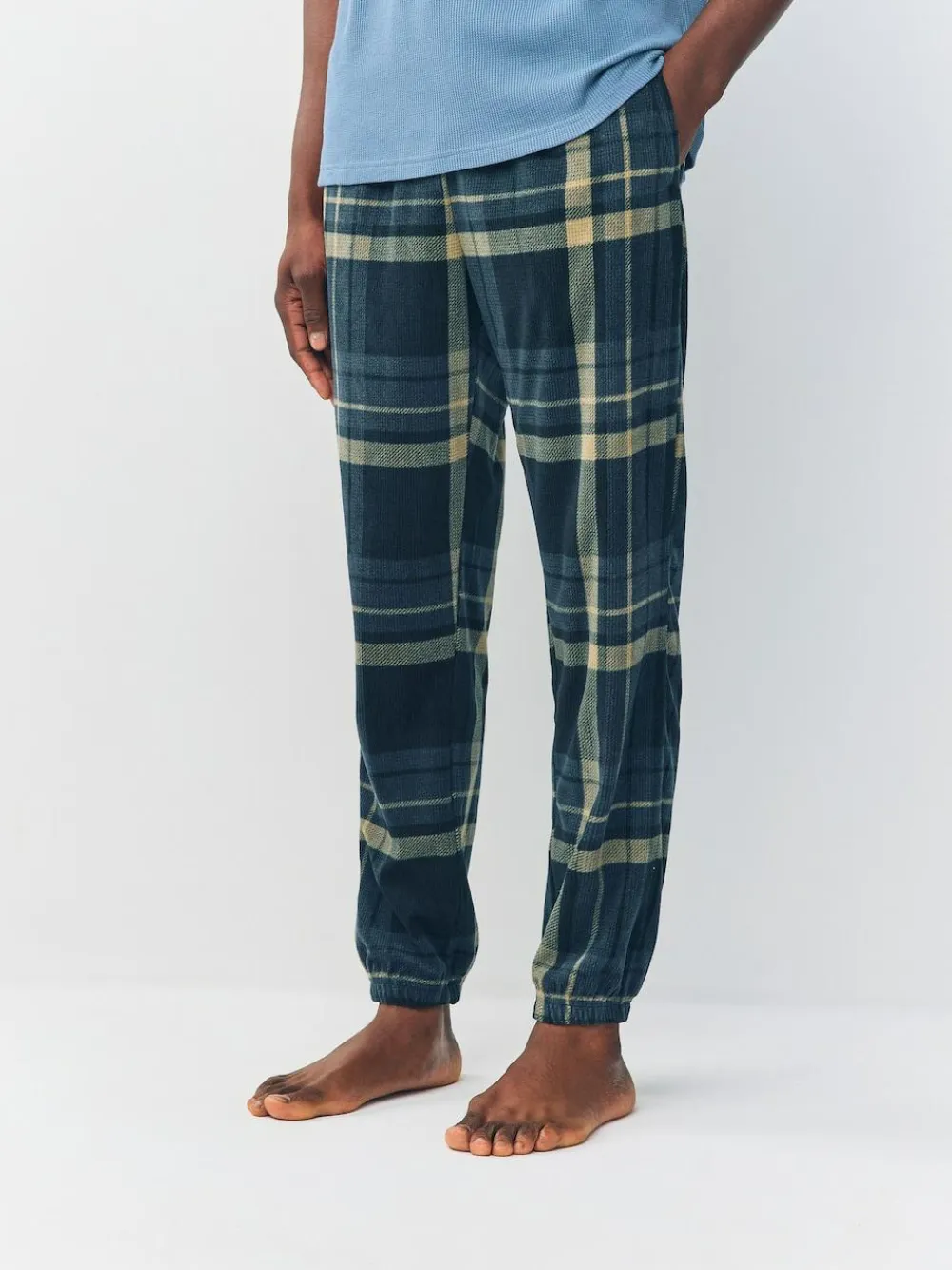 Next Textured Cosy Motionflex Cuffed Pyjamas Set^ Pyjamas