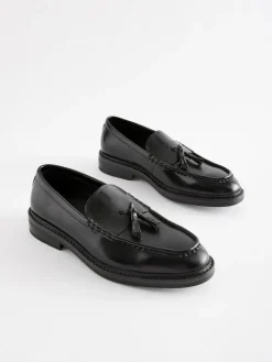Outlet Next Chunky Tassel Loafers Black