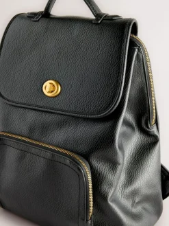 Online Next Black Clean Backpack