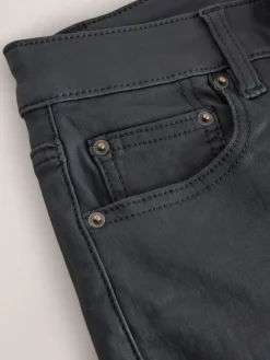 Clearance Next Coated Bootcut Jeans Black