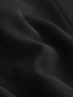 Hot Next Black Collarless V-Neck Blazer