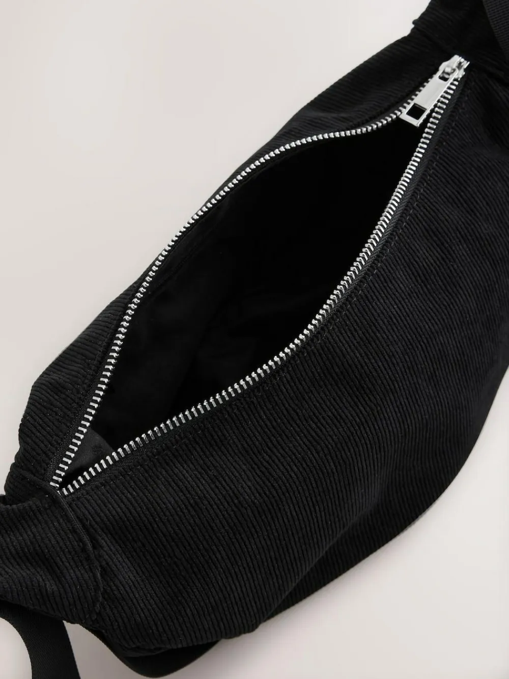 Online Next Cord Effect Sling Bag Black