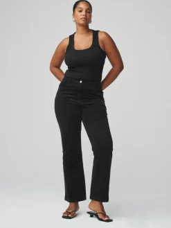 Discount Next Corduroy Bootcut Hourglass Trousers Black