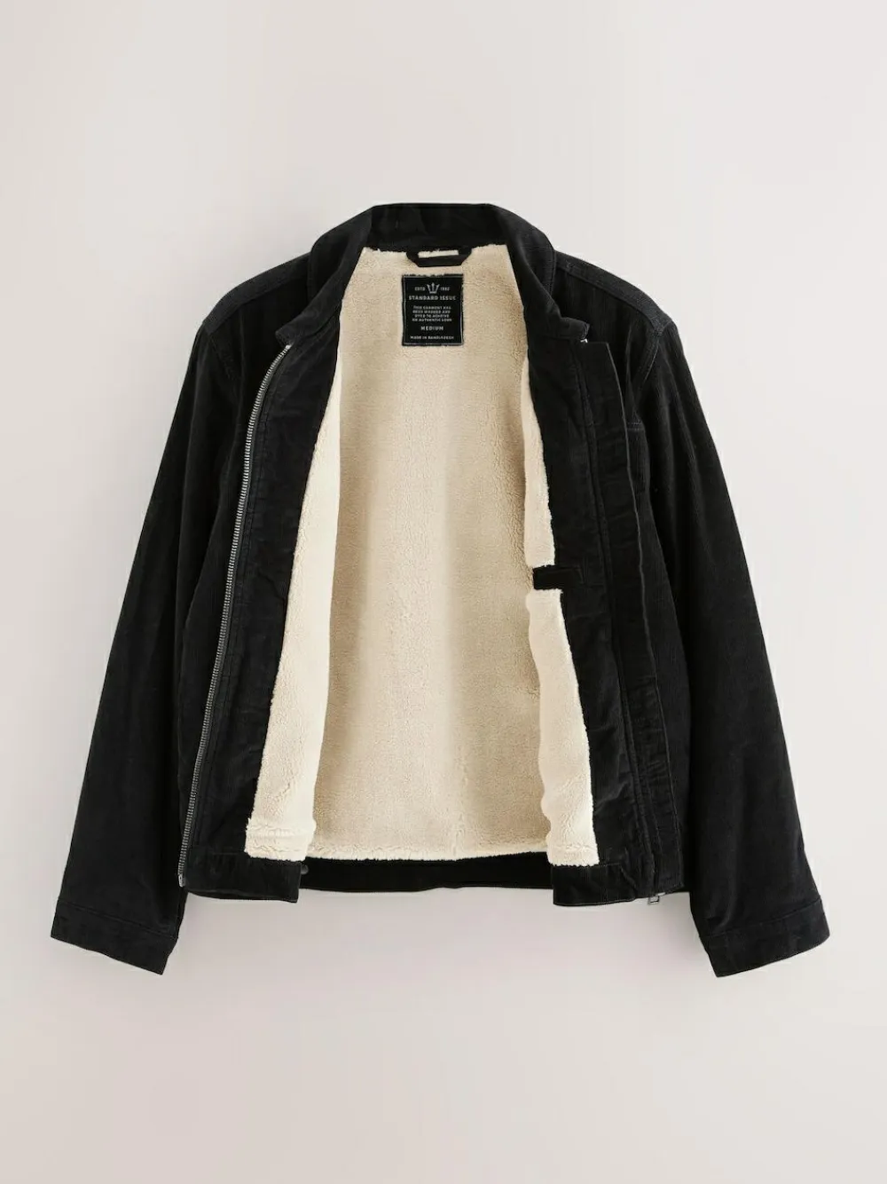 Discount Next Corduroy Borg Lined Jacket Black