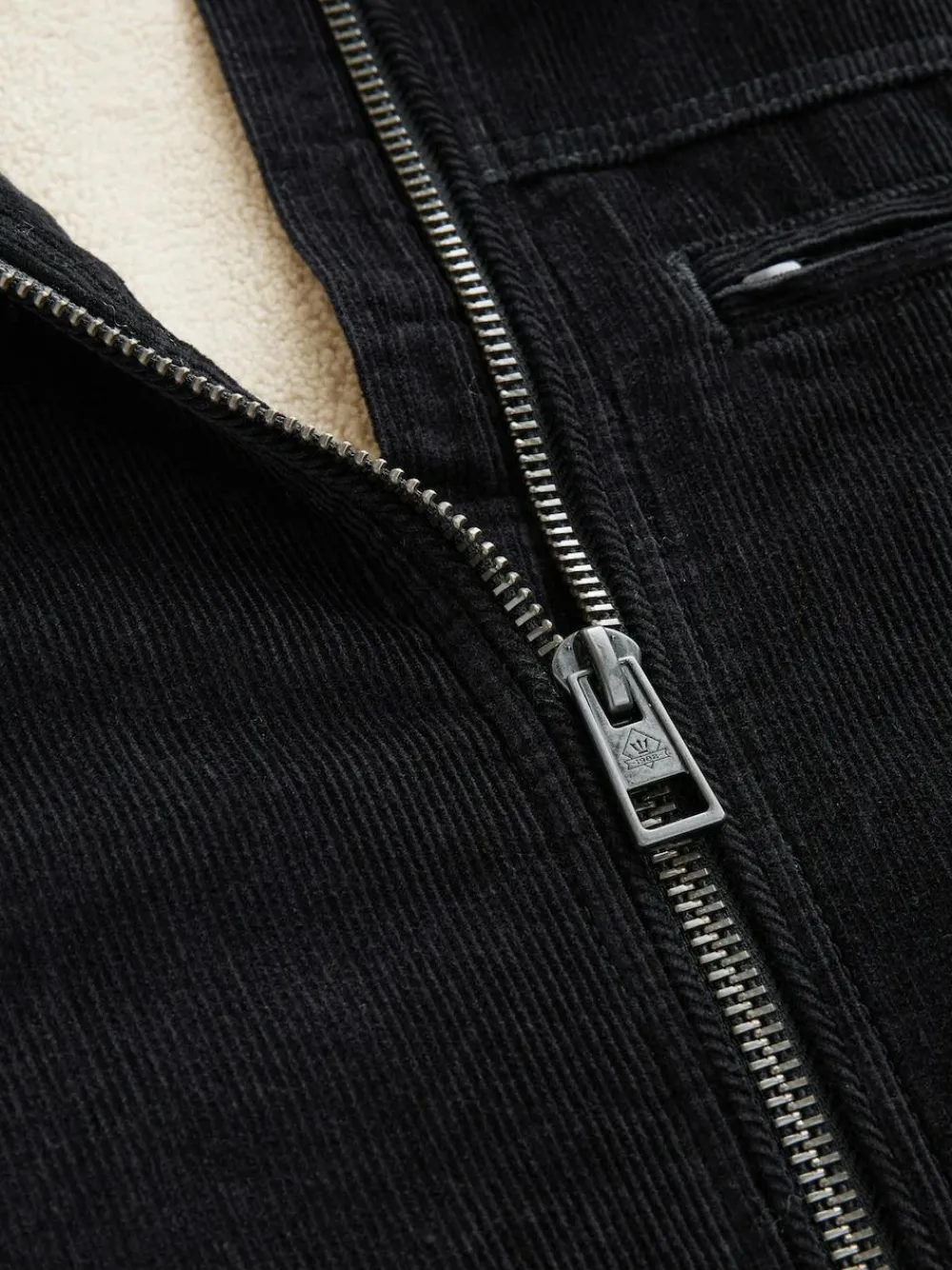 Discount Next Corduroy Borg Lined Jacket Black