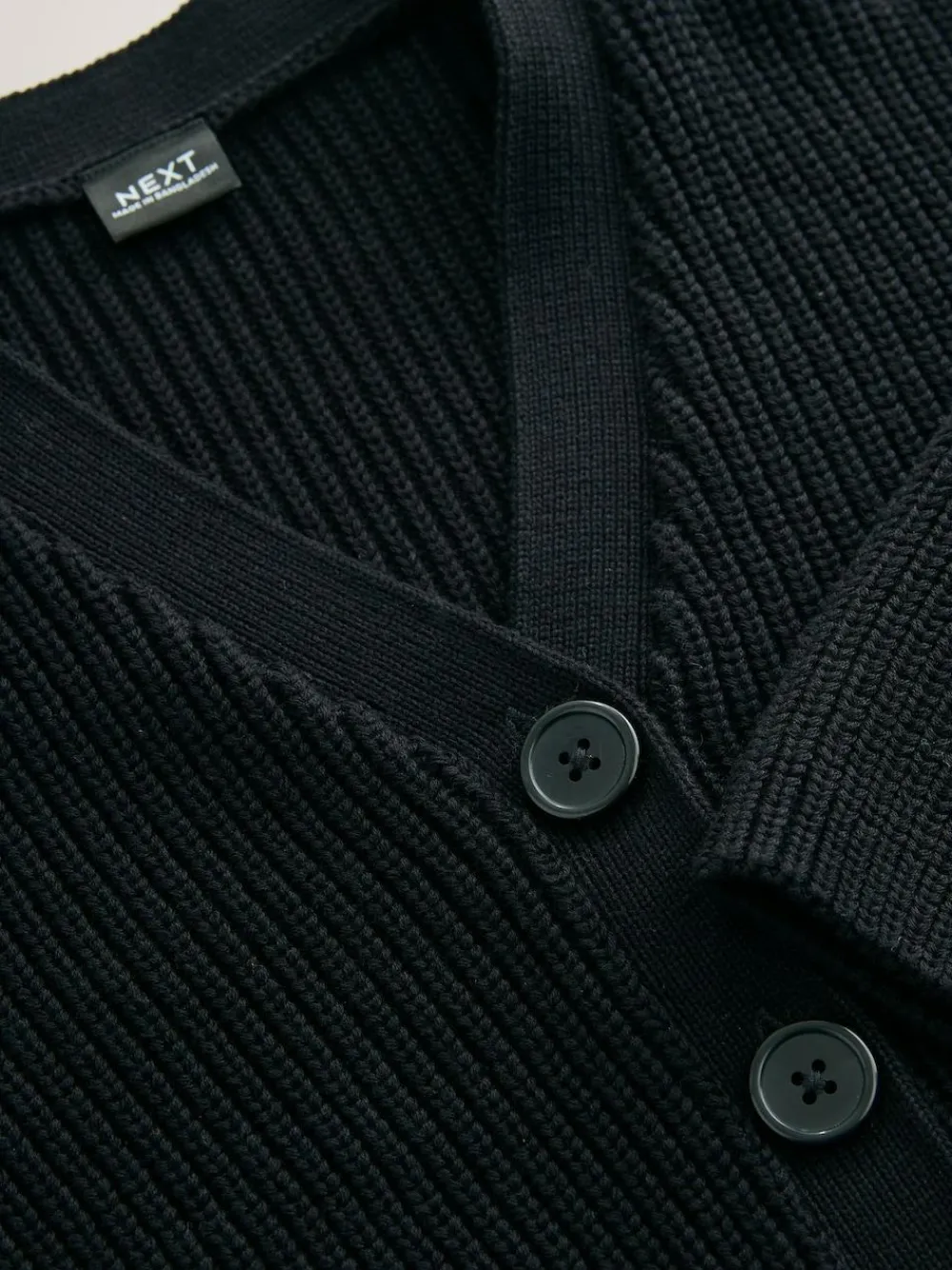Next Black Cotton Rich Boxy School CardiganS (3-18yrs)^ Knitwear & Sweaters|Knitwear