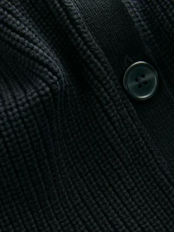 Next Black Cotton Rich Boxy School CardiganS (3-18yrs)^ Knitwear & Sweaters|Knitwear