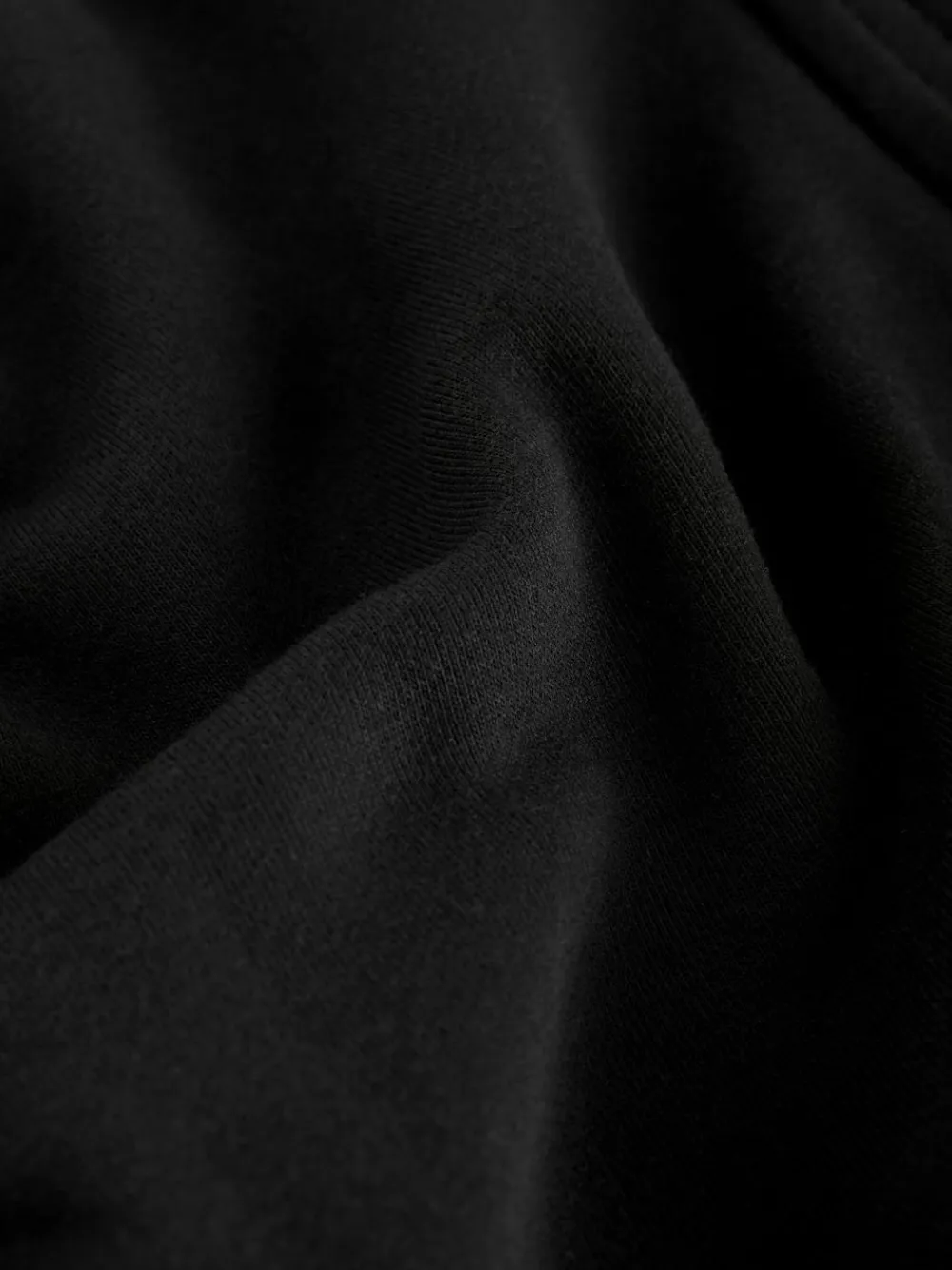 Next Black Cotton Rich Full Zip Jersey Bomber Jacket