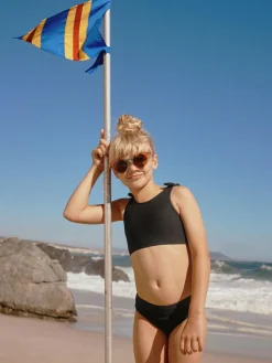 Online Next Bikini (3-16yrs) Black Crinkle