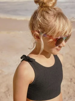 Online Next Bikini (3-16yrs) Black Crinkle