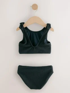 Online Next Bikini (3-16yrs) Black Crinkle