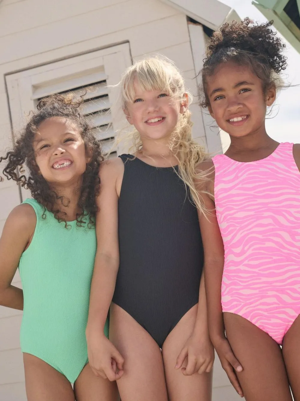 Next Crinkle Swimsuit (3-16yrs)^ Swimwear