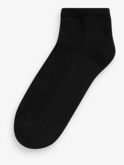 Online Next Cushion Sole Trainer Socks 4 Pack Black