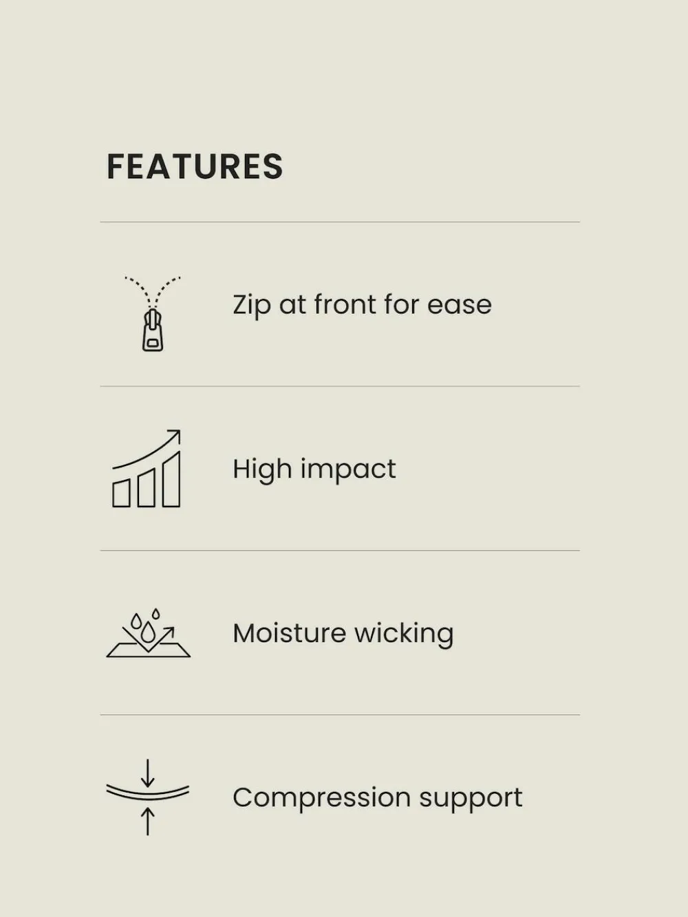 Next DD+ Active Sports Zip Front Dry Tech High Impact Bra^Women Dd+ Range|Bras