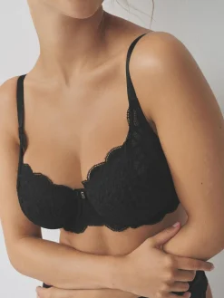 Next DD+ Non Pad Balcony Lace Bra^Women Bras|Dd+ Range
