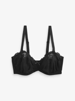 Online Next DD+ Non Pad Strapless Bra Black