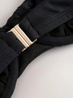 New Next DD+ Wired Non Padded Bikini Top Black