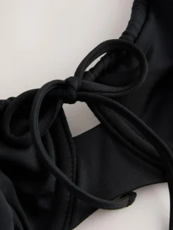 New Next DD+ Wired Non Padded Bikini Top Black