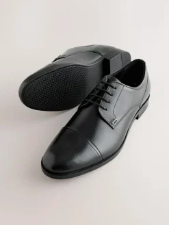 Online Next Derby Toe Cap Shoes Black
