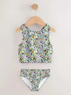 Next Sunsafe Rash Vest Bikini And Scrunchie Swim Set (3-16yrs)^ Swimwear