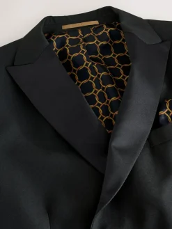 Next Black Double Breasted Tuxedo Suit Jacket^ Blazers & Formal Jackets|Suits & Tuxedos