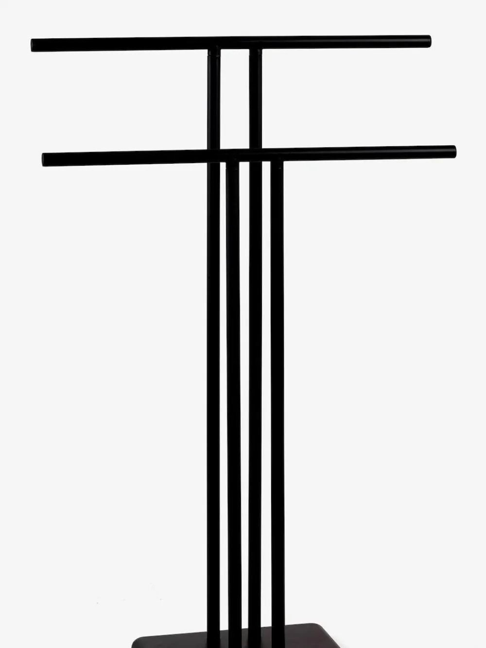 Discount Next Double Freestanding Towel Rail Black