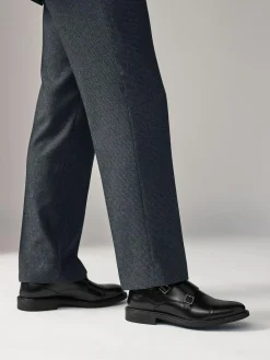 Next Black Double Monk Shoes^ Shoes